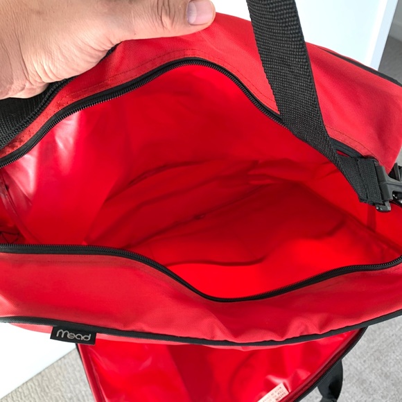 🔥Vintage SF 49ers Messenger bag Mead Spellout - Picture 8 of 8